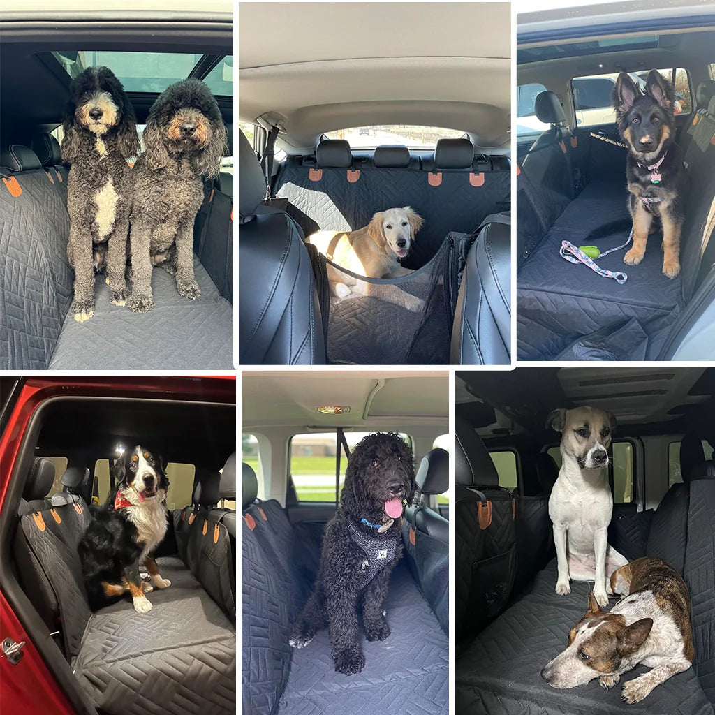 Dog Car Seat Cover With Hard Bottom